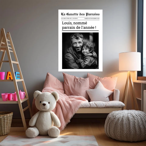 Affiche Personnalisée La Gazette des Parrains