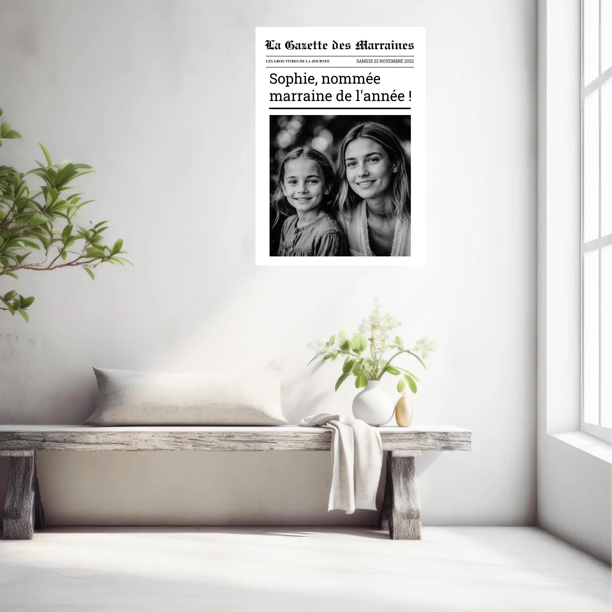 Affiche Personnalisée La Gazette des Marraines