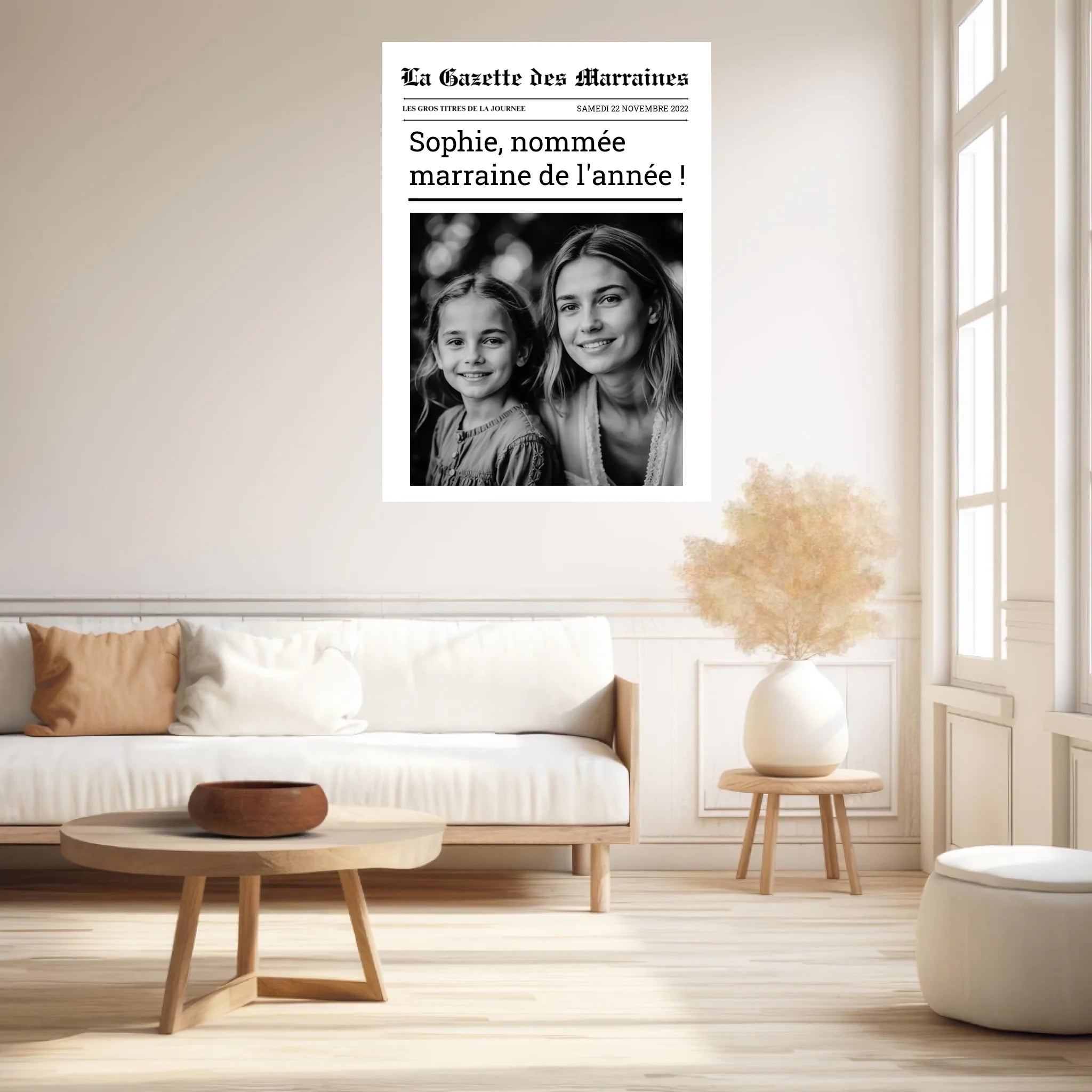Affiche Personnalisée La Gazette des Marraines