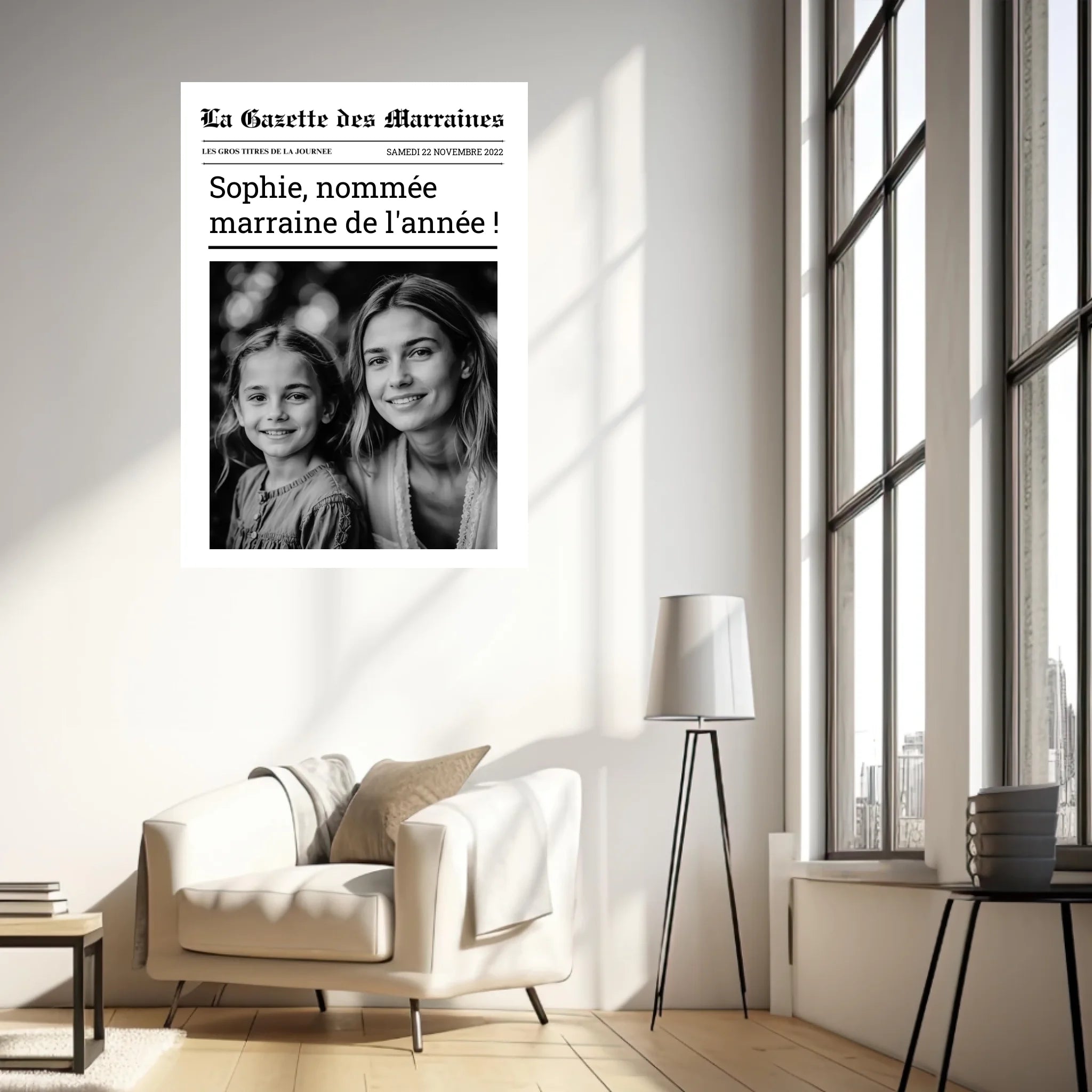 Affiche Personnalisée La Gazette des Marraines