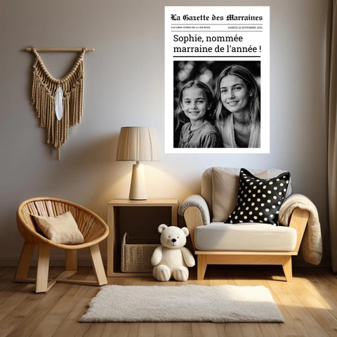 Affiche Personnalisée La Gazette des Marraines