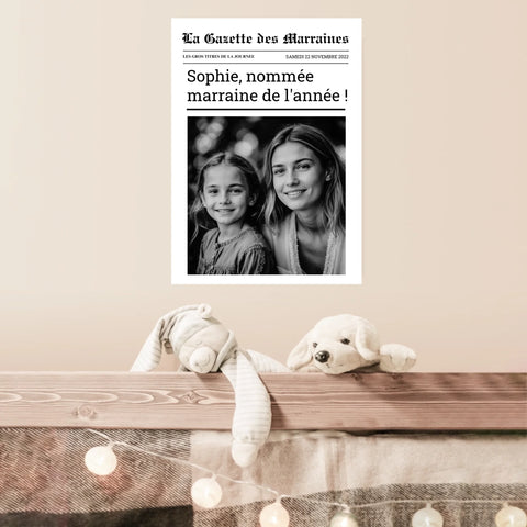Affiche Personnalisée La Gazette des Marraines