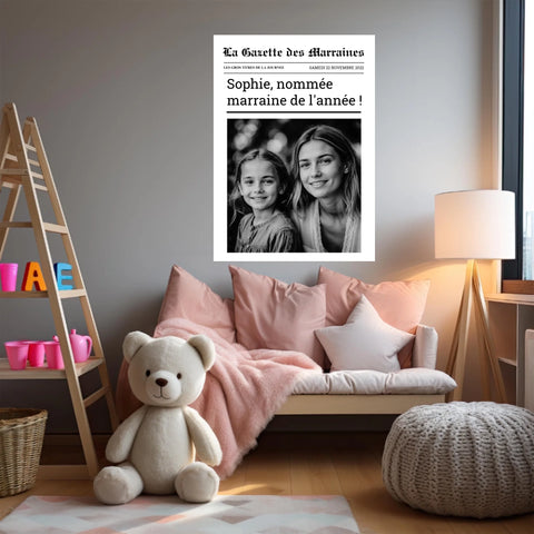 Affiche Personnalisée La Gazette des Marraines