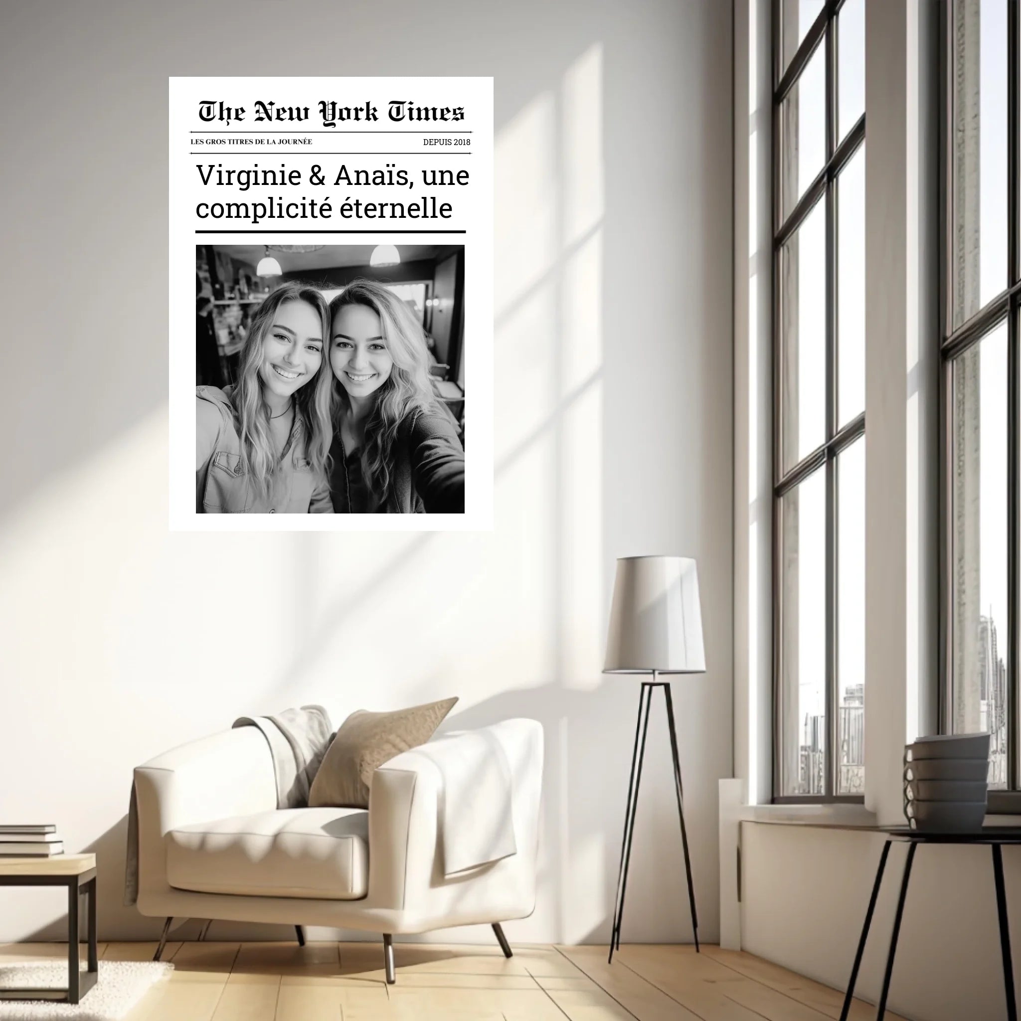 Affiche Personnalisée The New York Times Amis