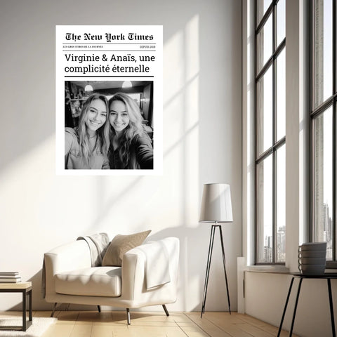 Affiche Personnalisée The New York Times Amis