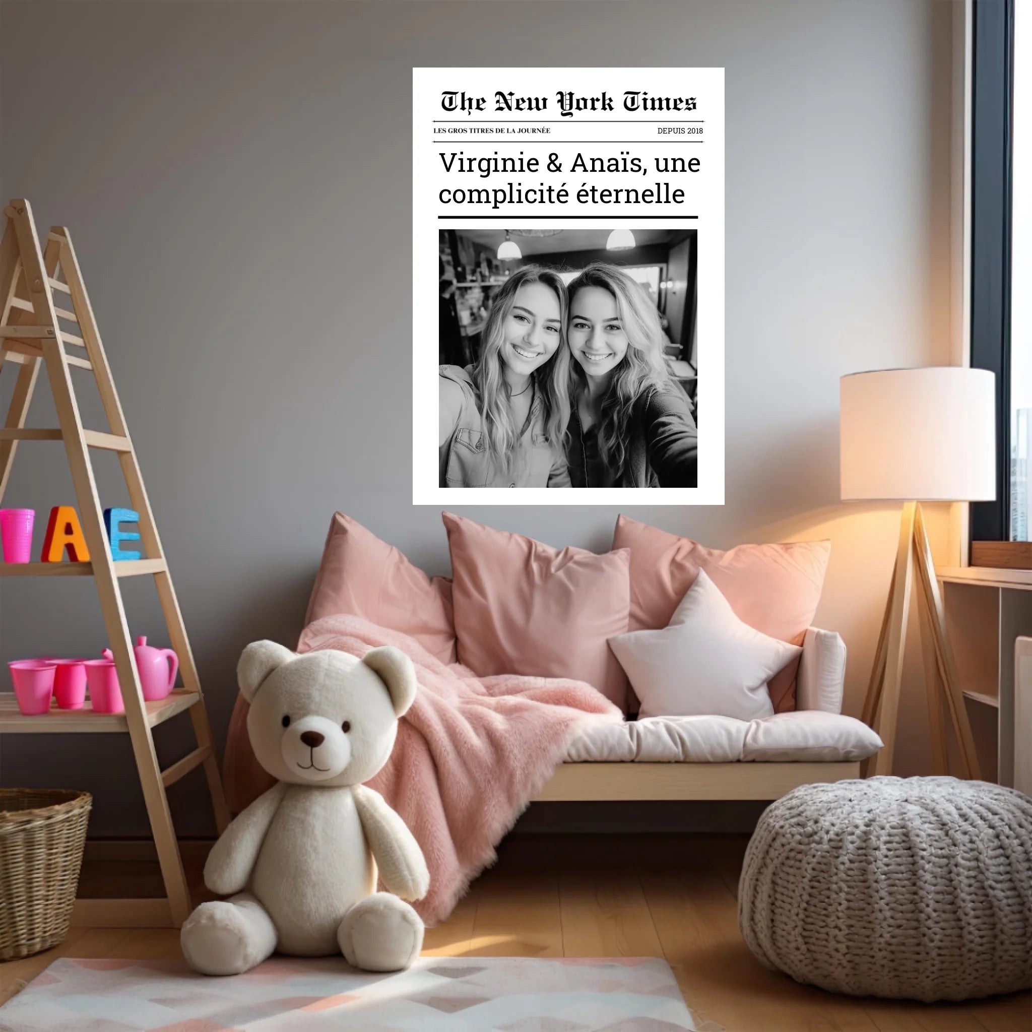 Affiche Personnalisée The New York Times Amis