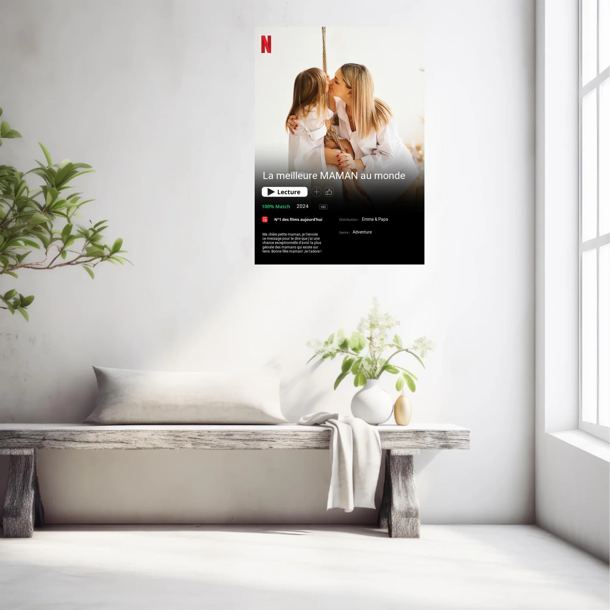Affiche Personnalisée Poster Netflix Maman