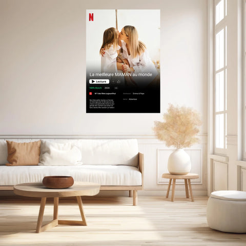 Affiche Personnalisée Poster Netflix Maman