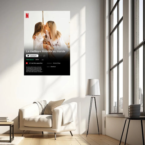 Affiche Personnalisée Poster Netflix Maman