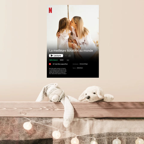 Affiche Personnalisée Poster Netflix Maman