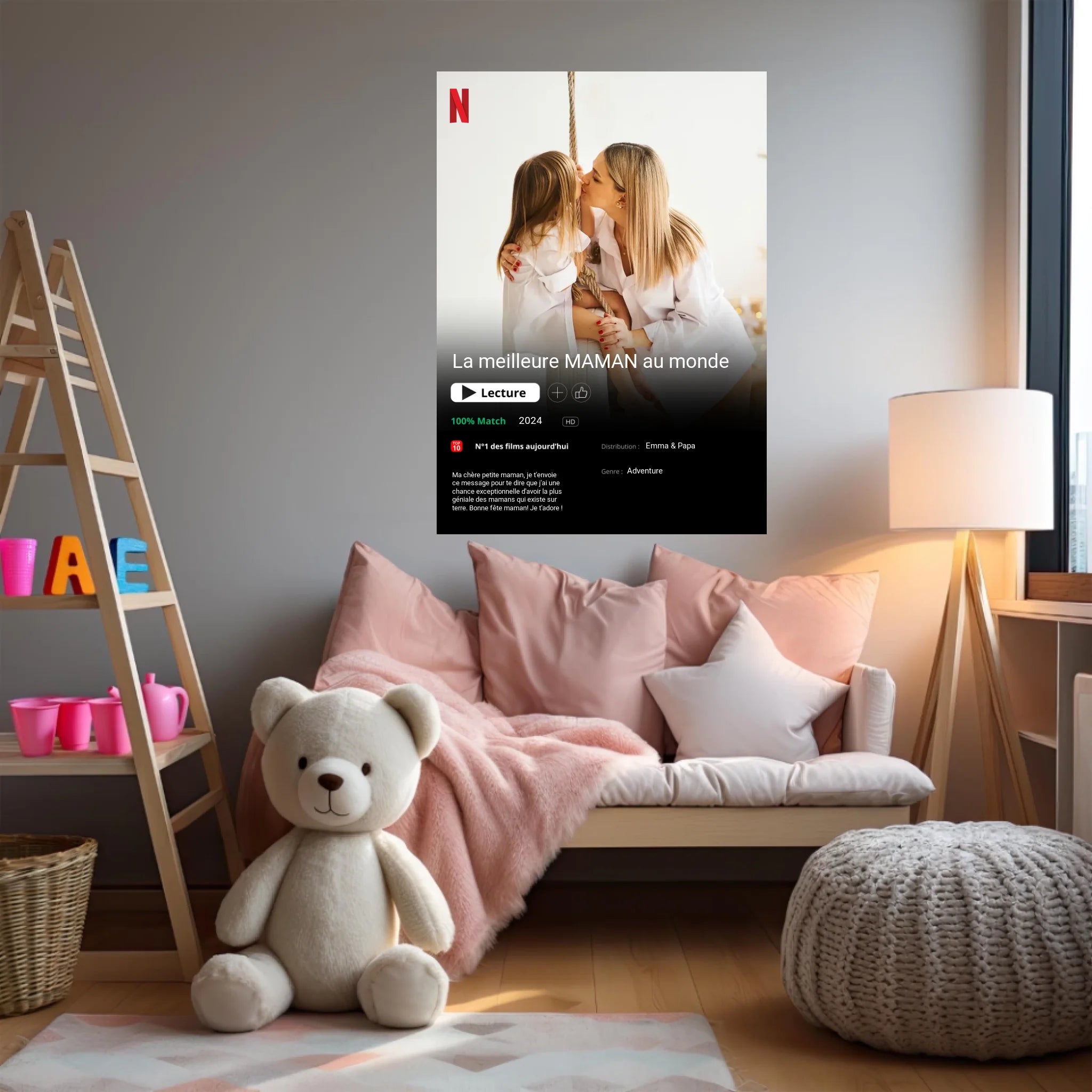 Affiche Personnalisée Poster Netflix Maman