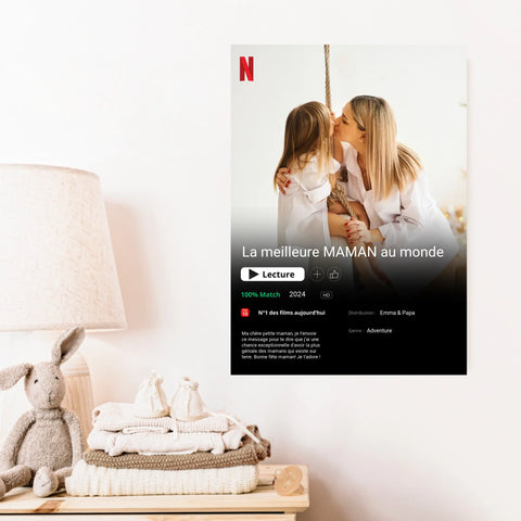 Affiche Personnalisée Poster Netflix Maman