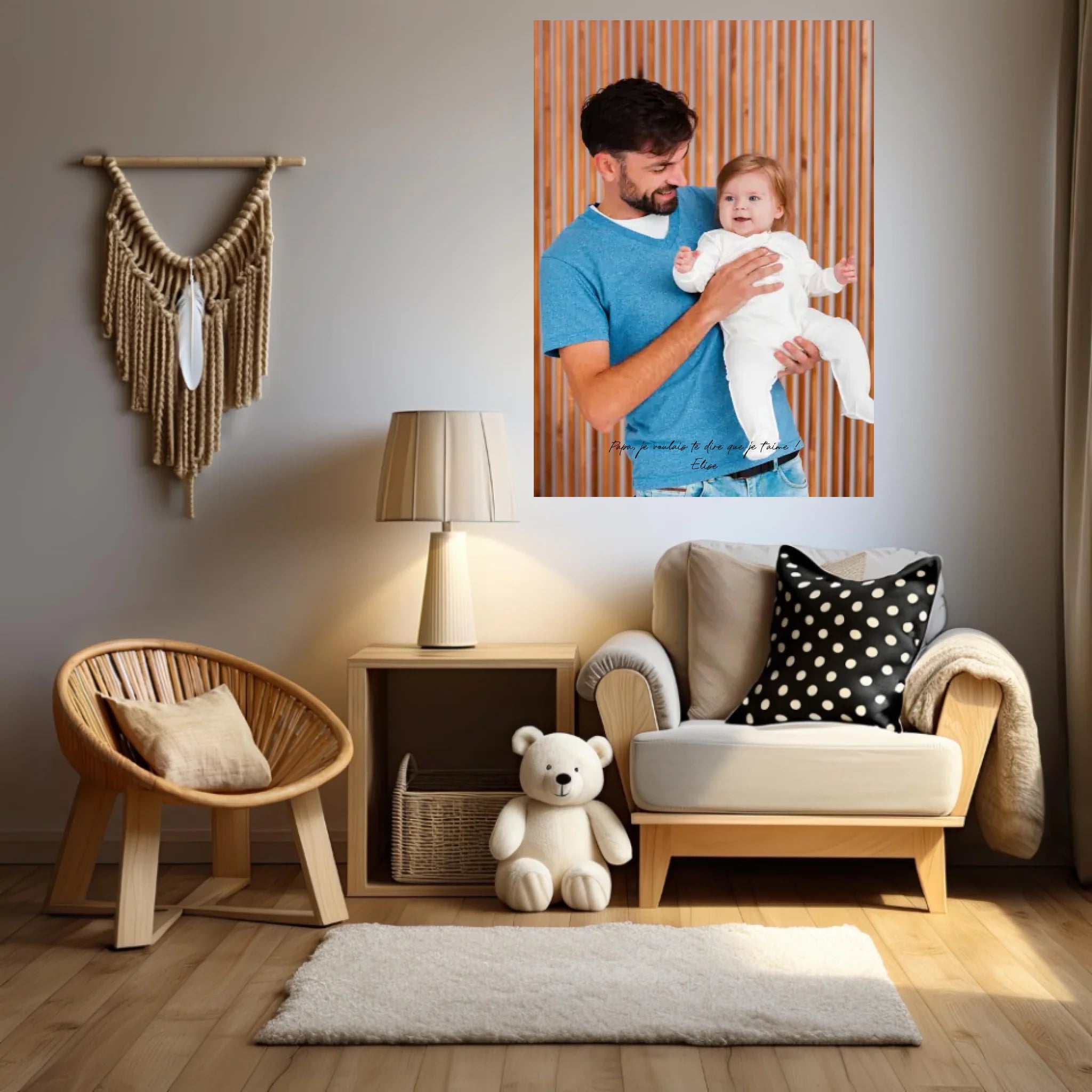 Cadre Photo Personnalisé Papa