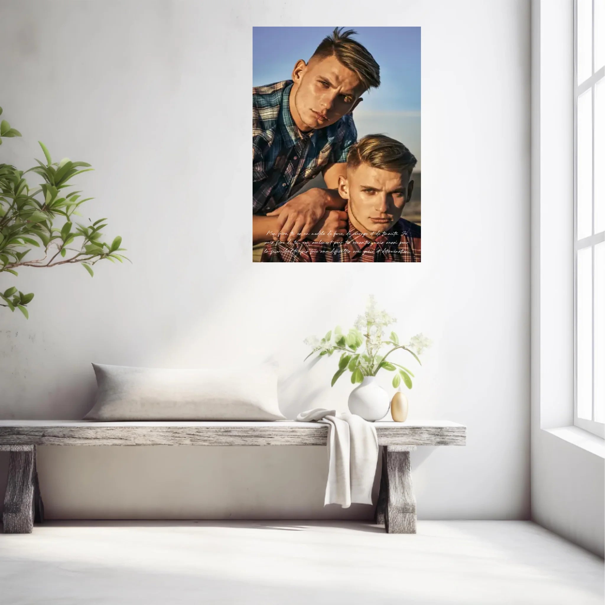 Tableau Photo Personnalisé Frère
