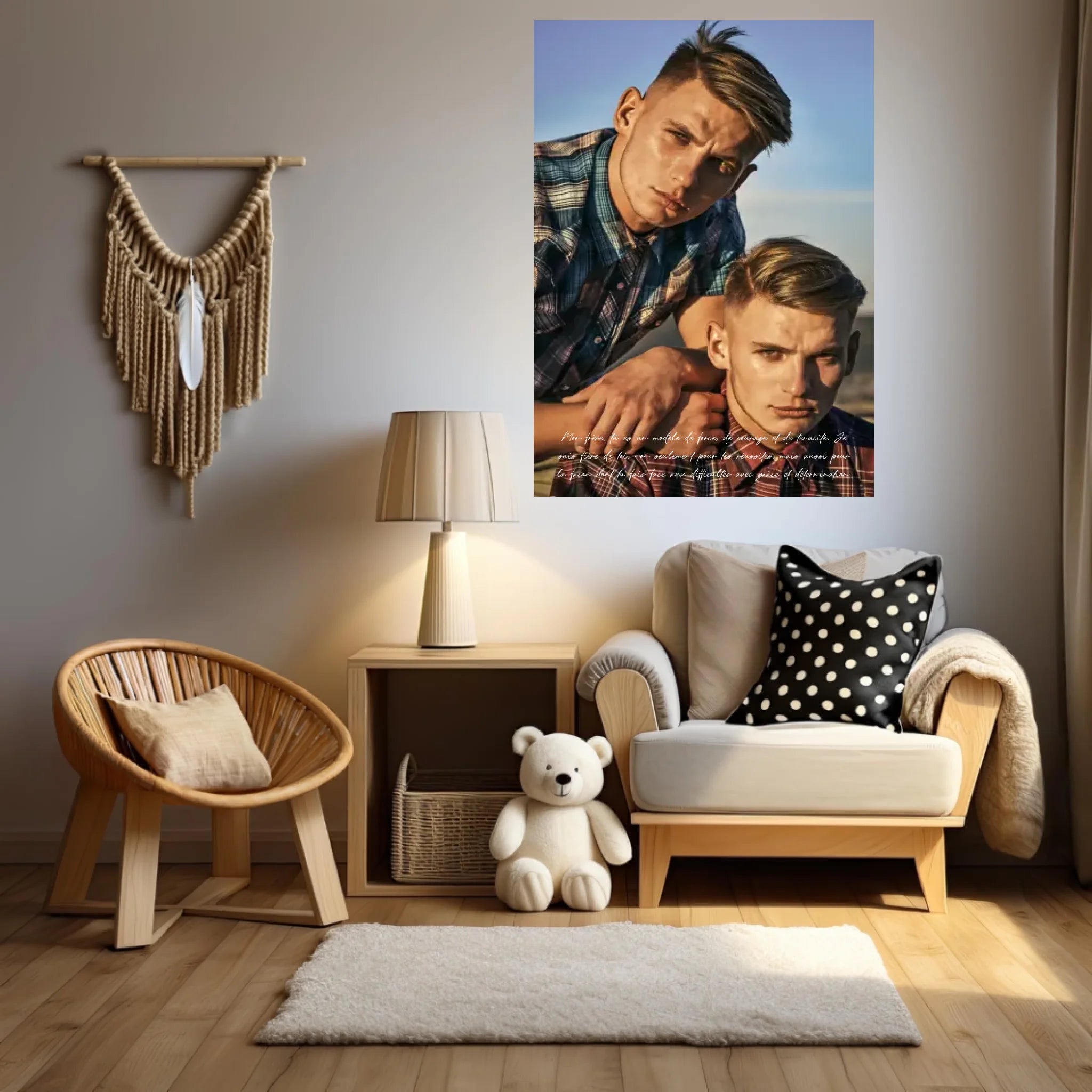 Tableau Photo Personnalisé Frère