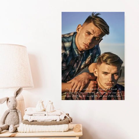 Tableau Photo Personnalisé Frère