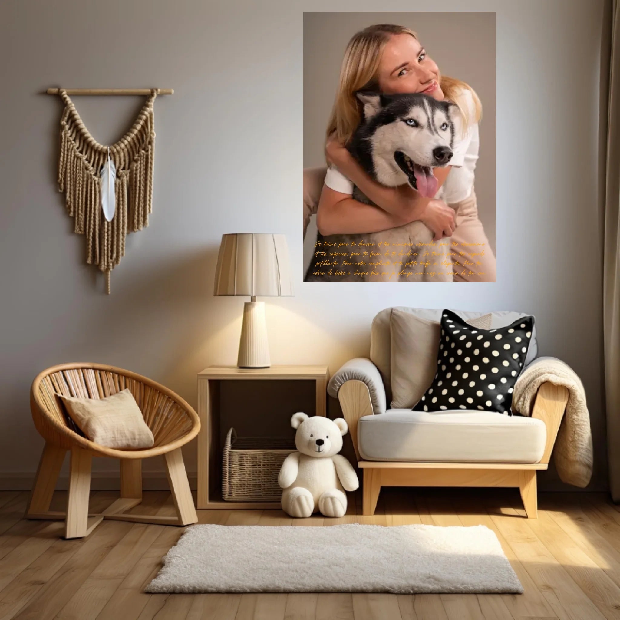 Tableau Photo Personnalisé Chien