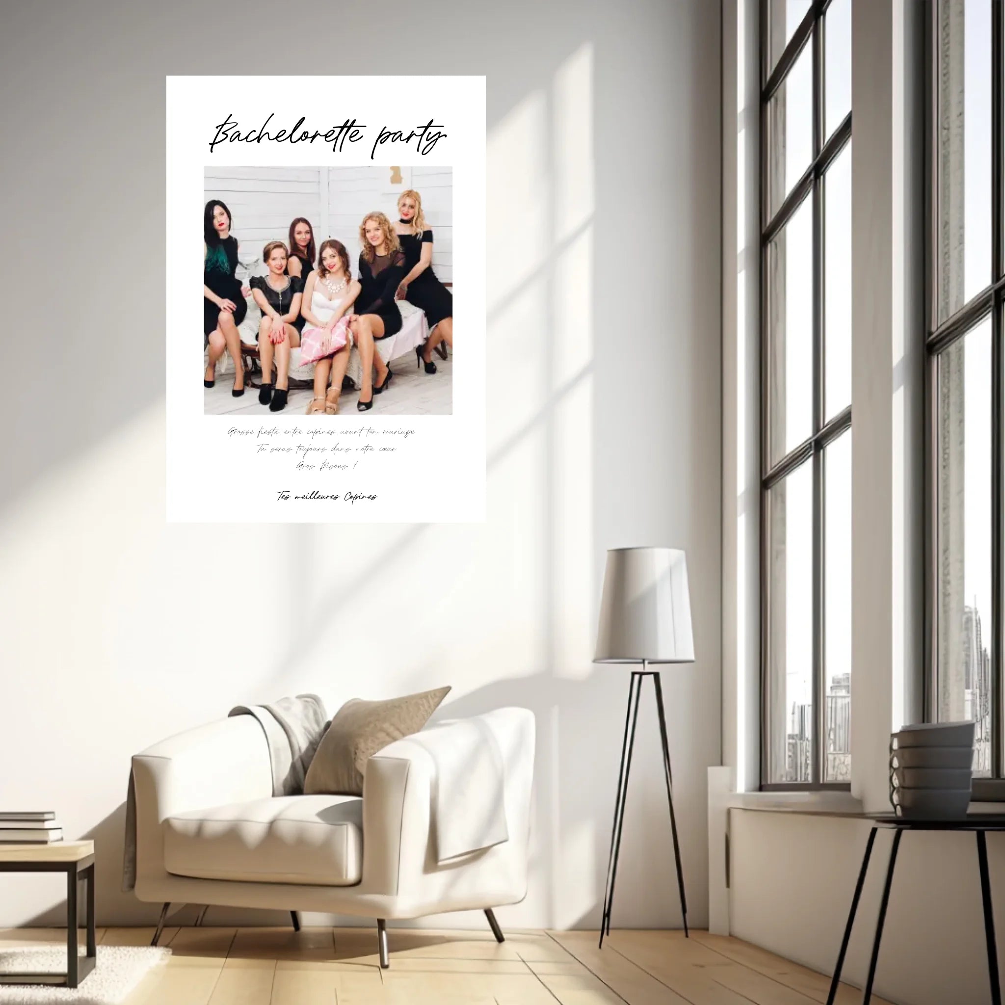 Affiche Personnalisée Photo EVJF