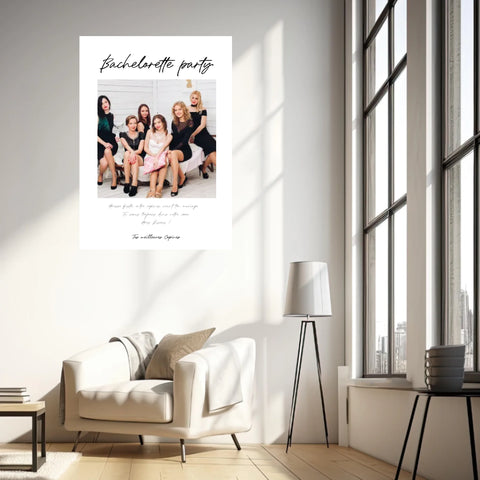 Affiche Personnalisée Photo EVJF