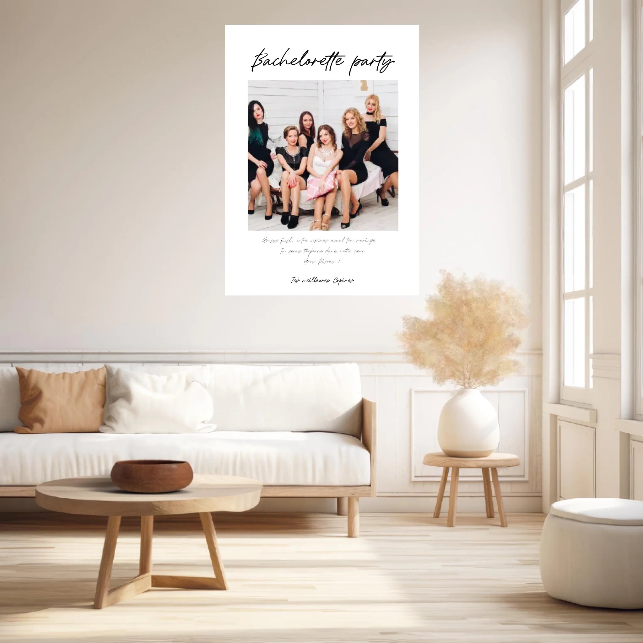 Affiche Personnalisée Photo EVJF