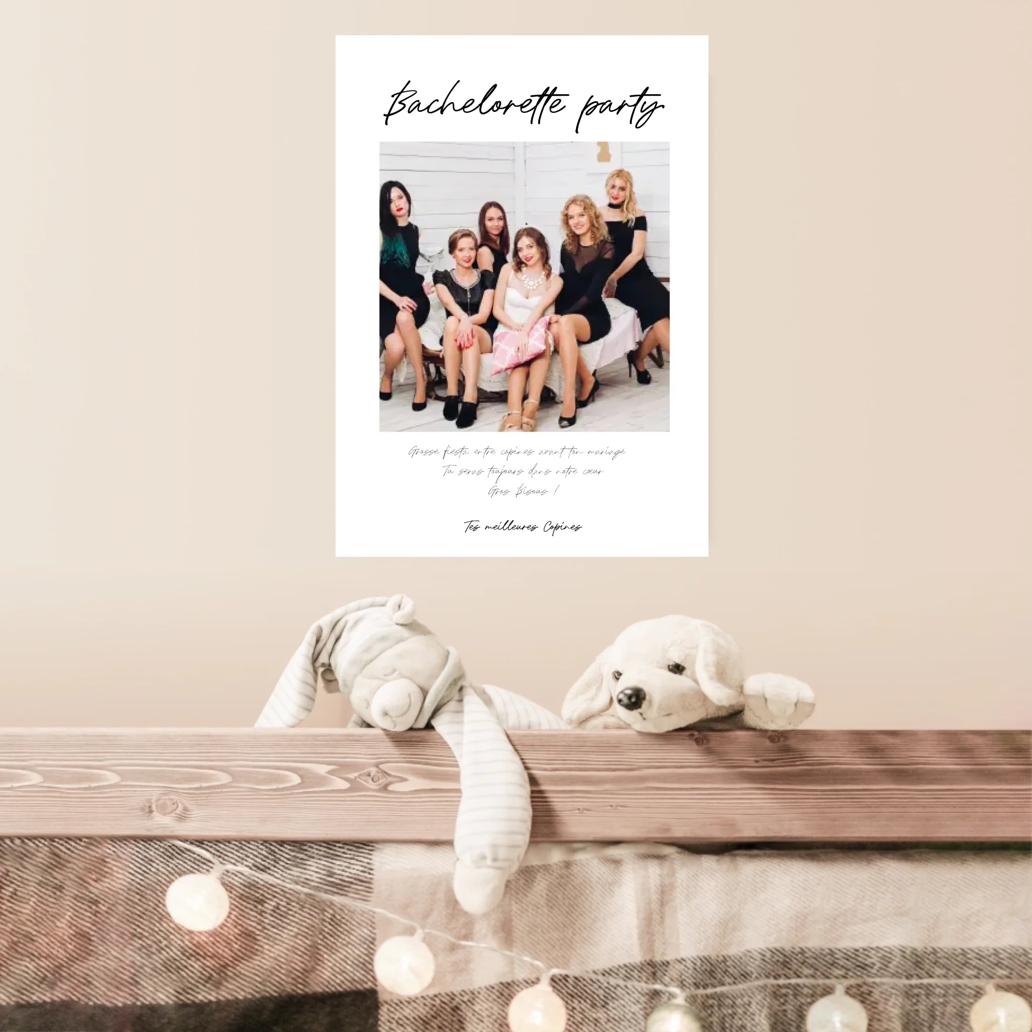Affiche Personnalisée Photo EVJF