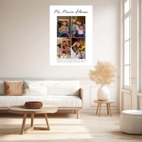 Cadre Personnalisé Photo Fête des Grands Mères