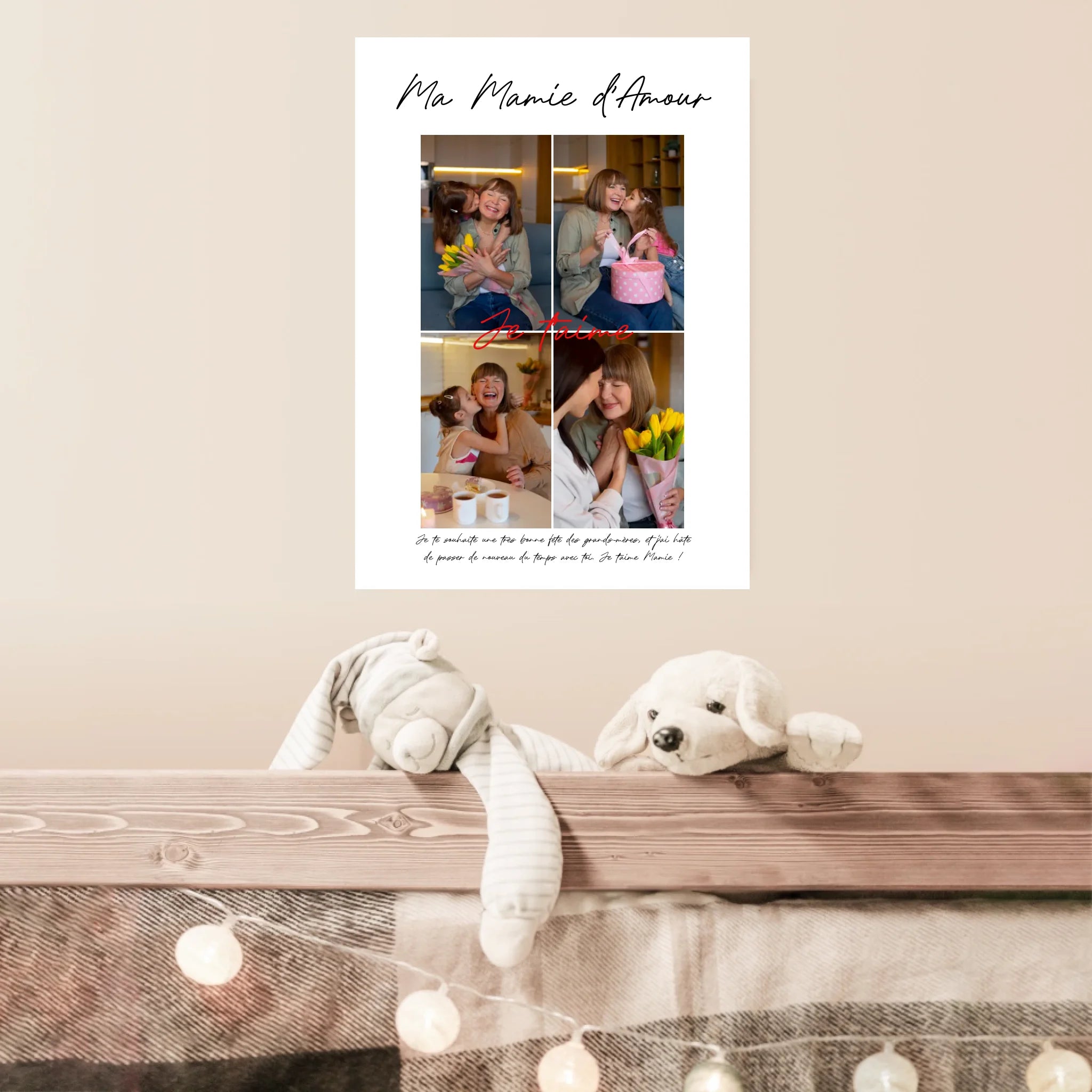 Cadre Personnalisé Photo Fête des Grands Mères