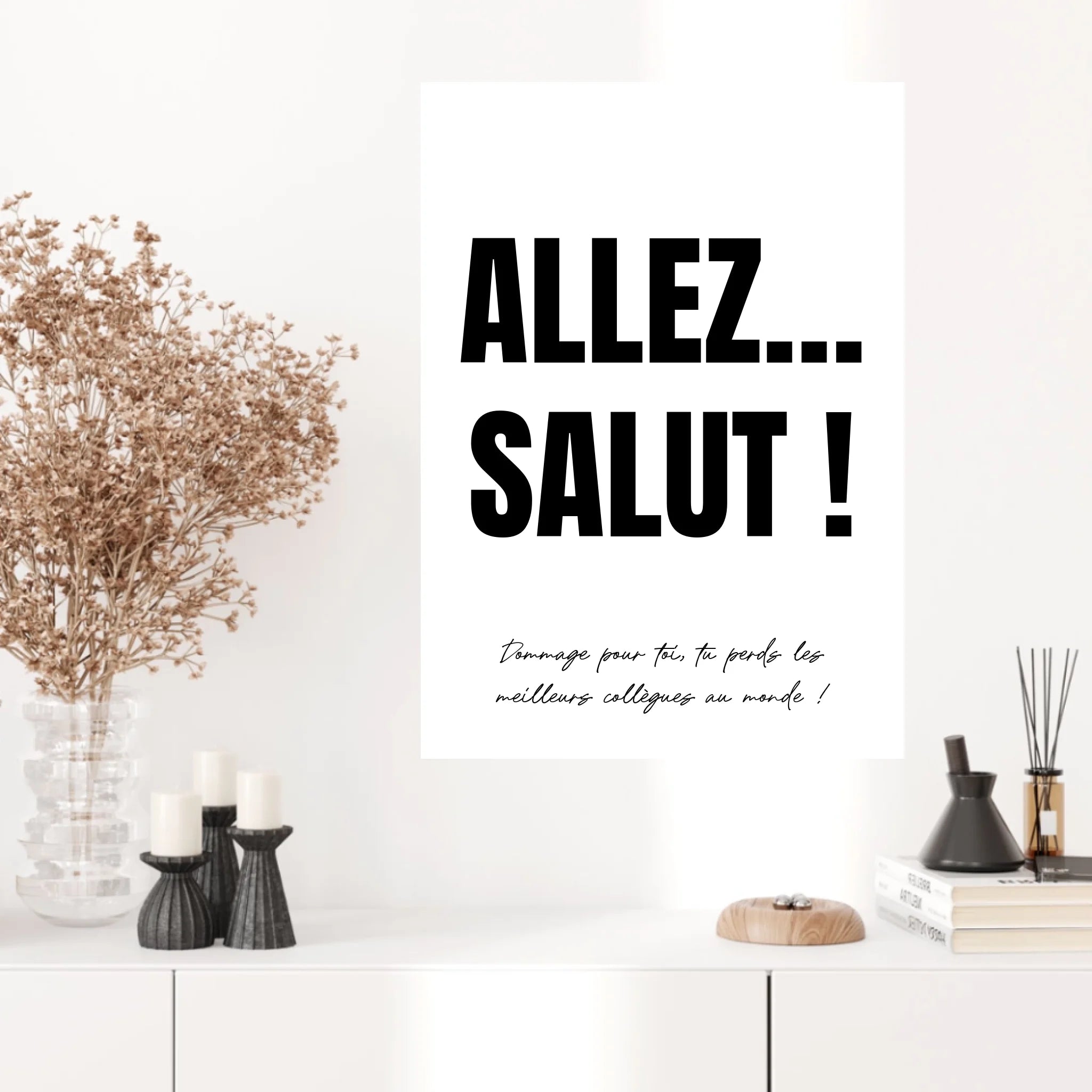 Cadre Personnalisé Pot de Départ