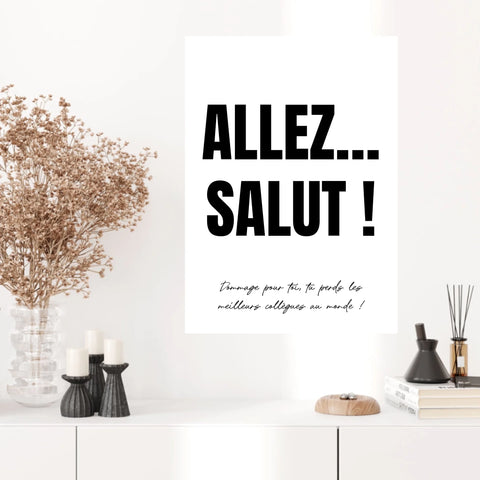 Cadre Personnalisé Pot de Départ