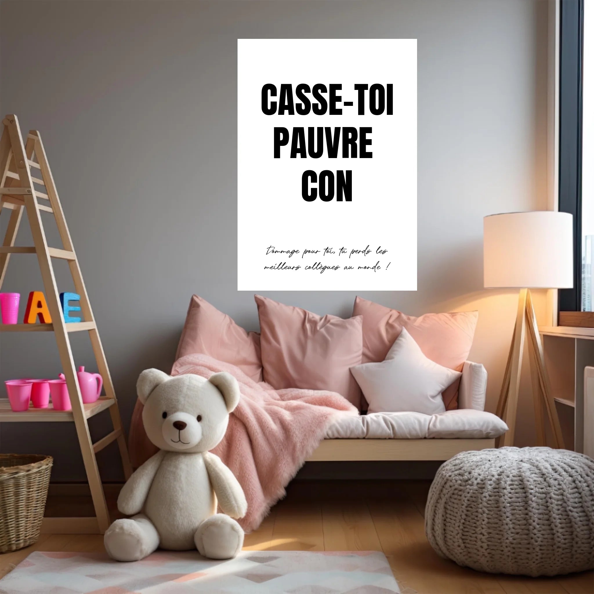 Poster Personnalisé Pot de Départ