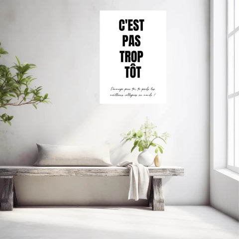Affiche Personnalisée Pot de Départ