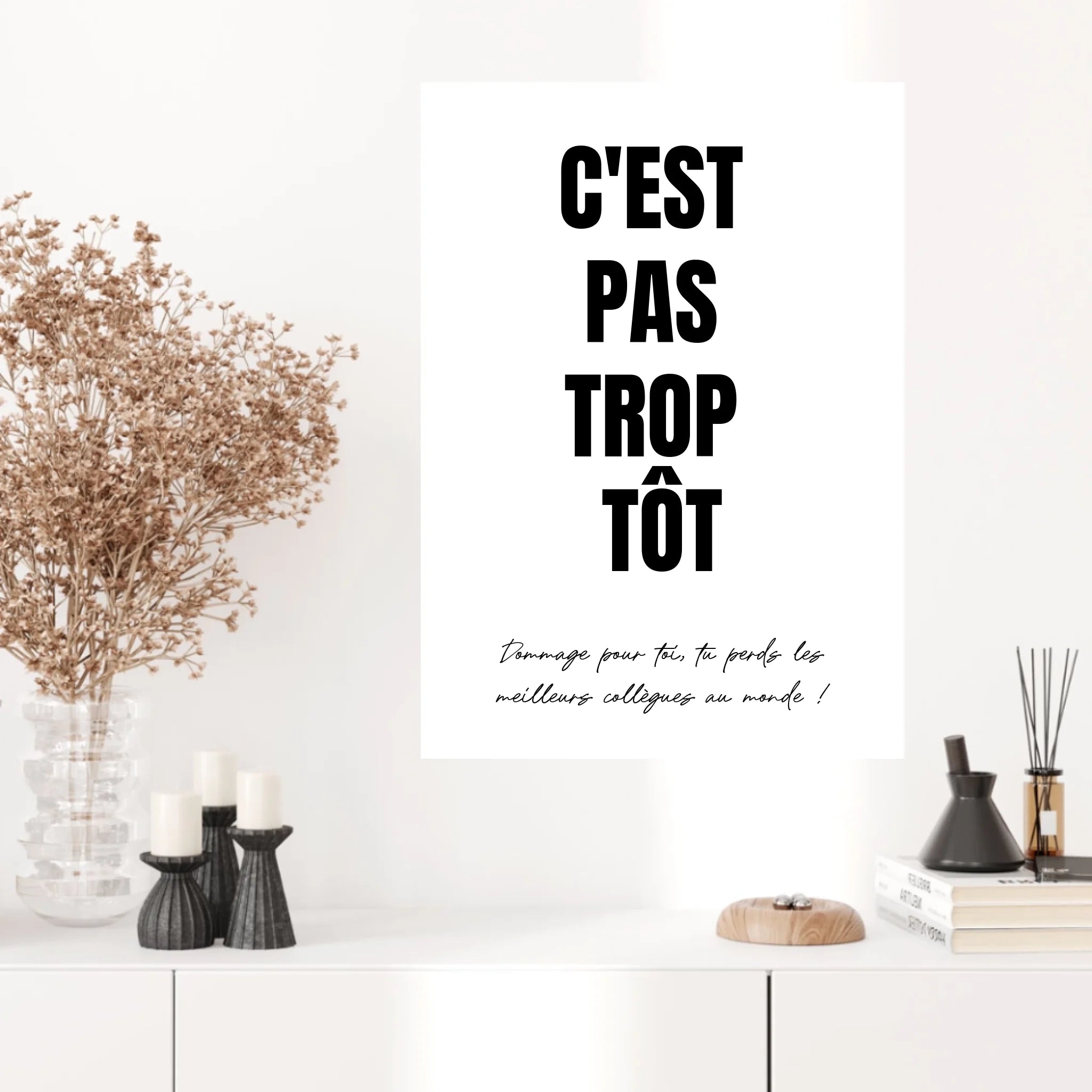 Affiche Personnalisée Pot de Départ
