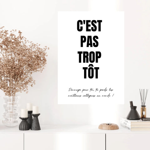 Affiche Personnalisée Pot de Départ