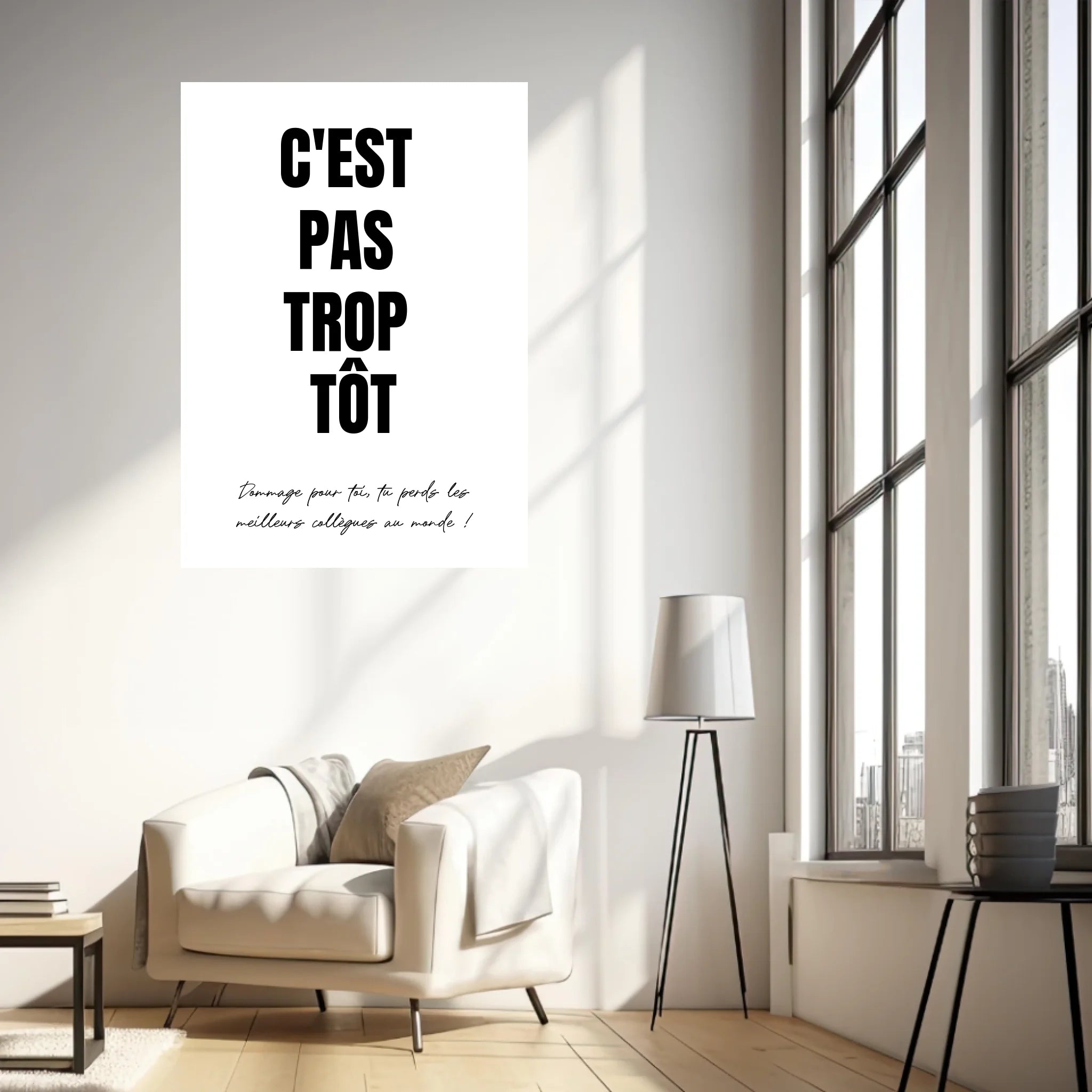 Affiche Personnalisée Pot de Départ