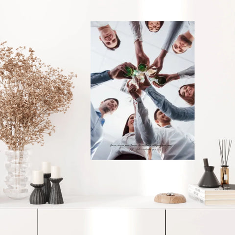 Tableau Photo Personnalisé Pot de Départ