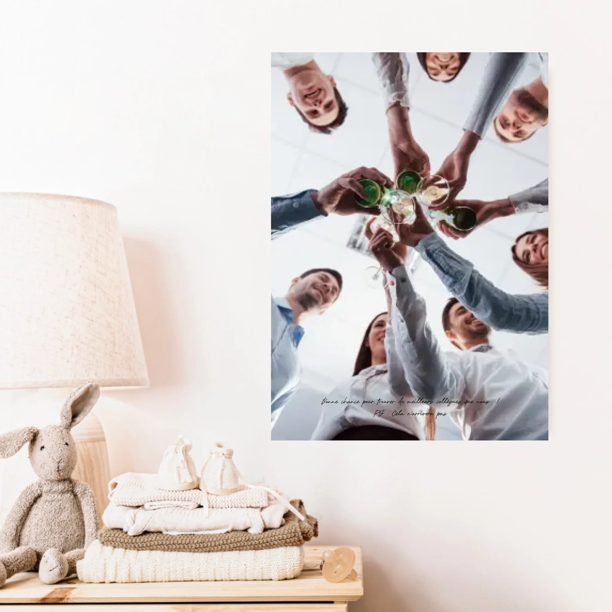 Tableau Photo Personnalisé Pot de Départ