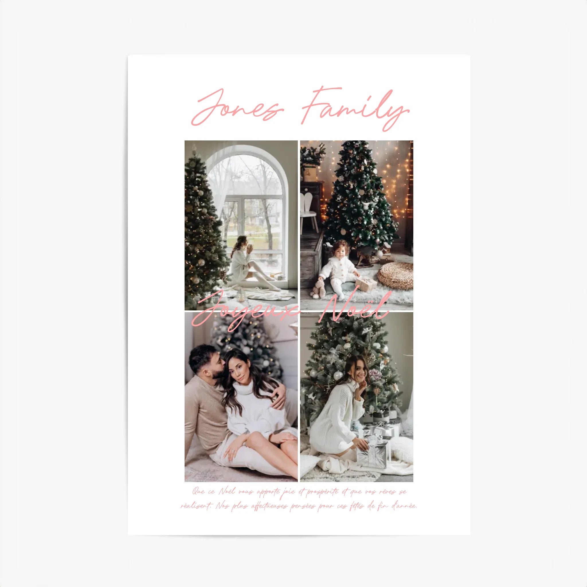 Affiche Noel Personnalisée