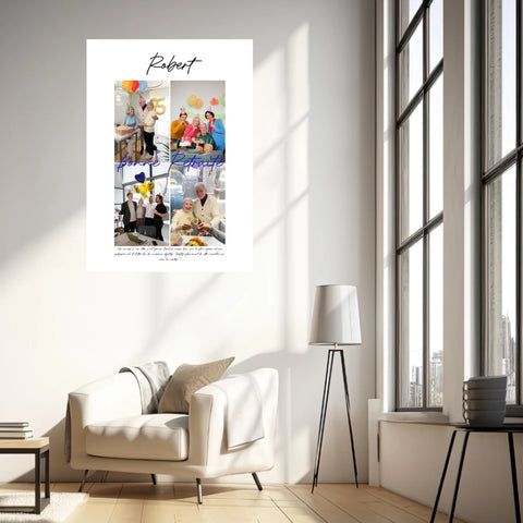 Tableau Personnalisé Photo Départ Retraite