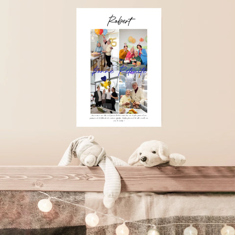 Tableau Personnalisé Photo Départ Retraite