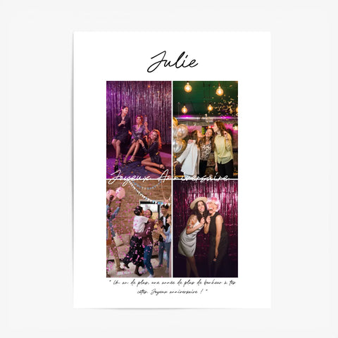 Cadre Photo Anniversaire