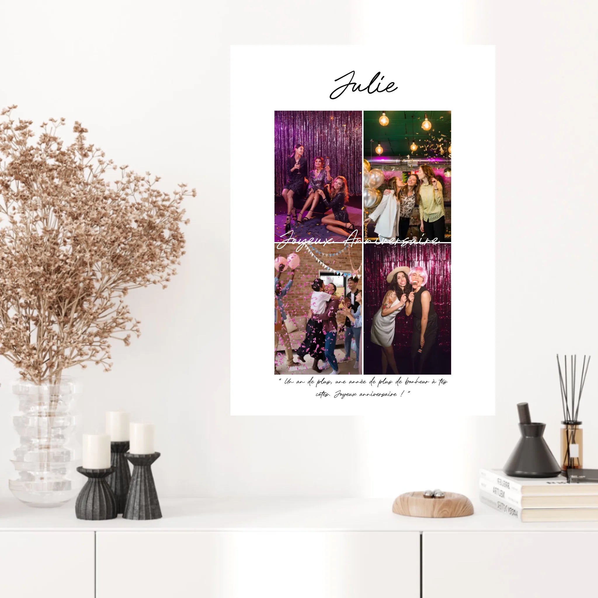 Cadre Photo Anniversaire