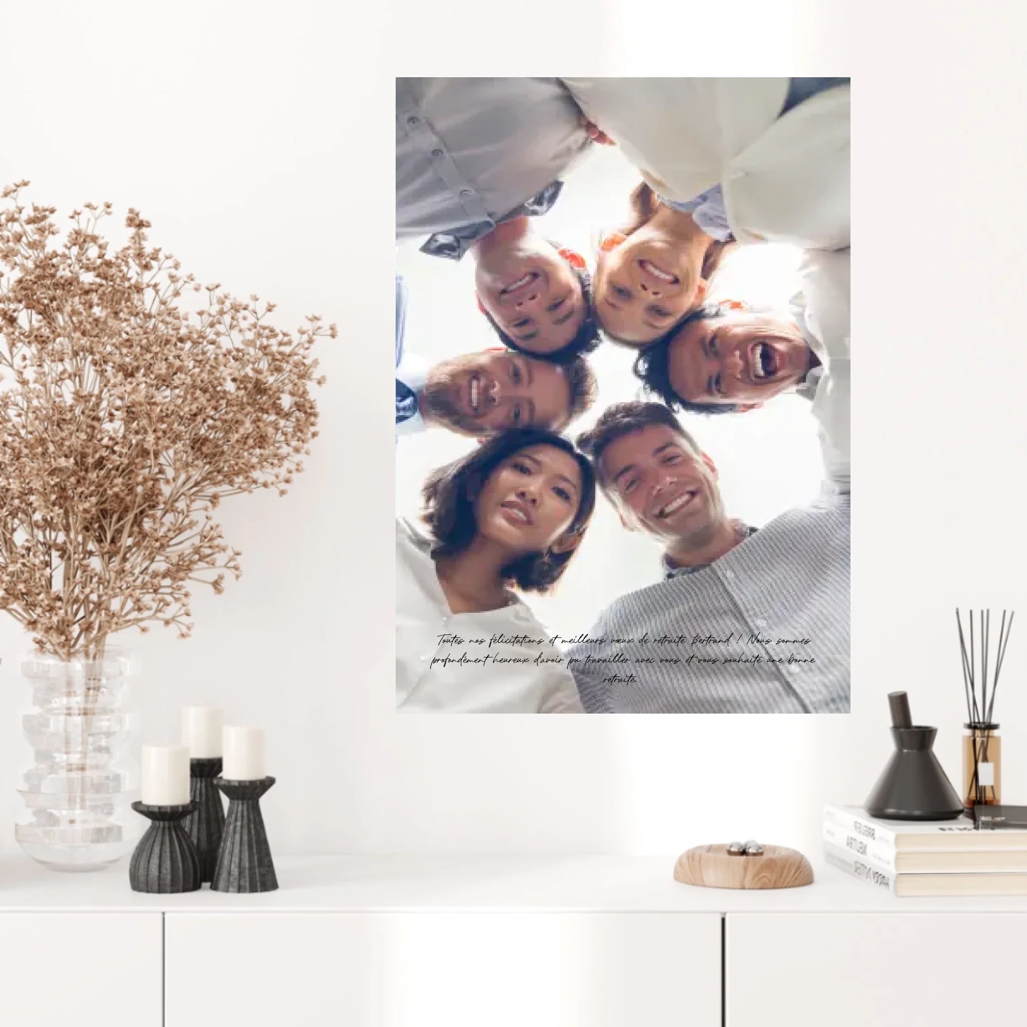 Tableau Photo Personnalisé Depart Retraite