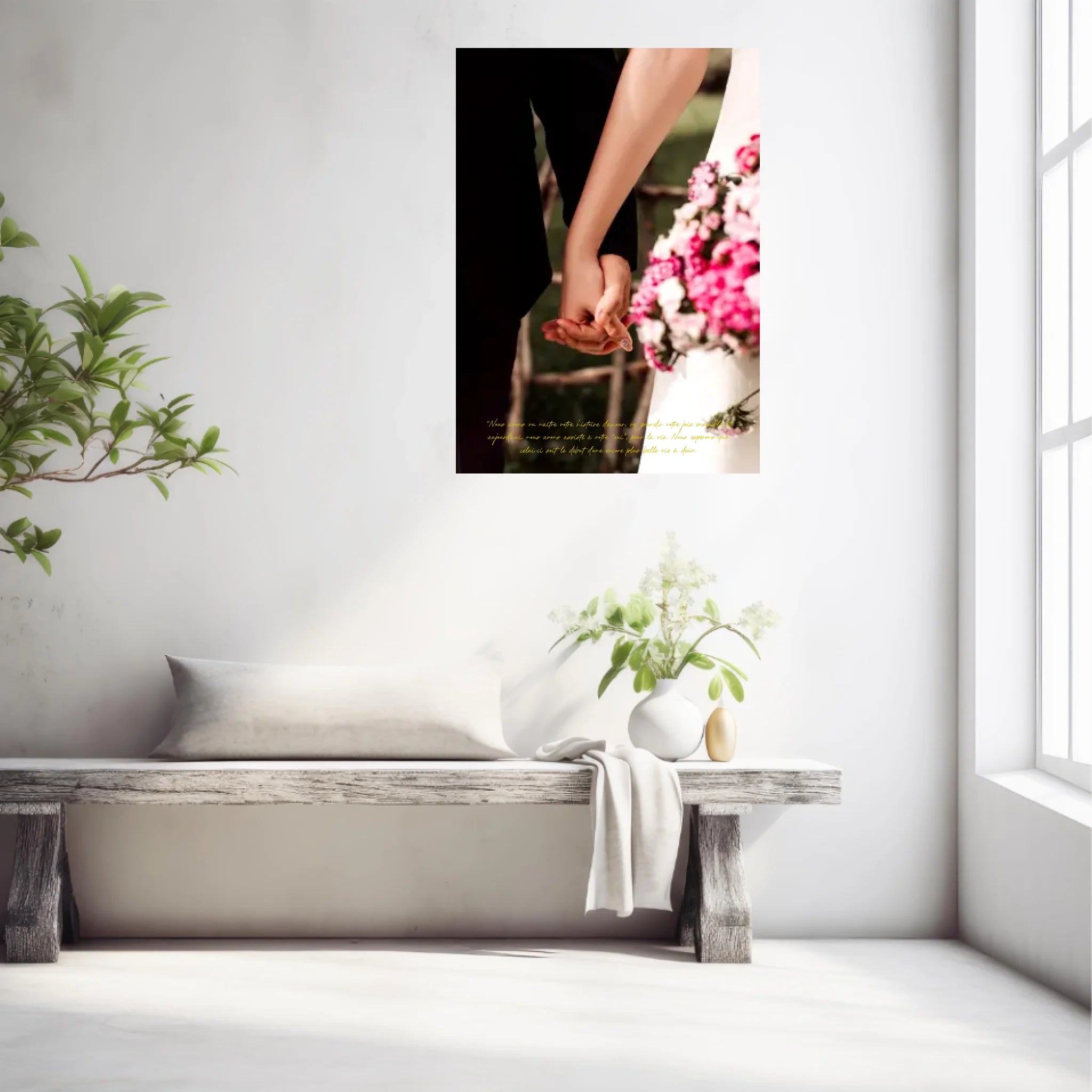 Tableau Photo Personnalisé Fiançailles