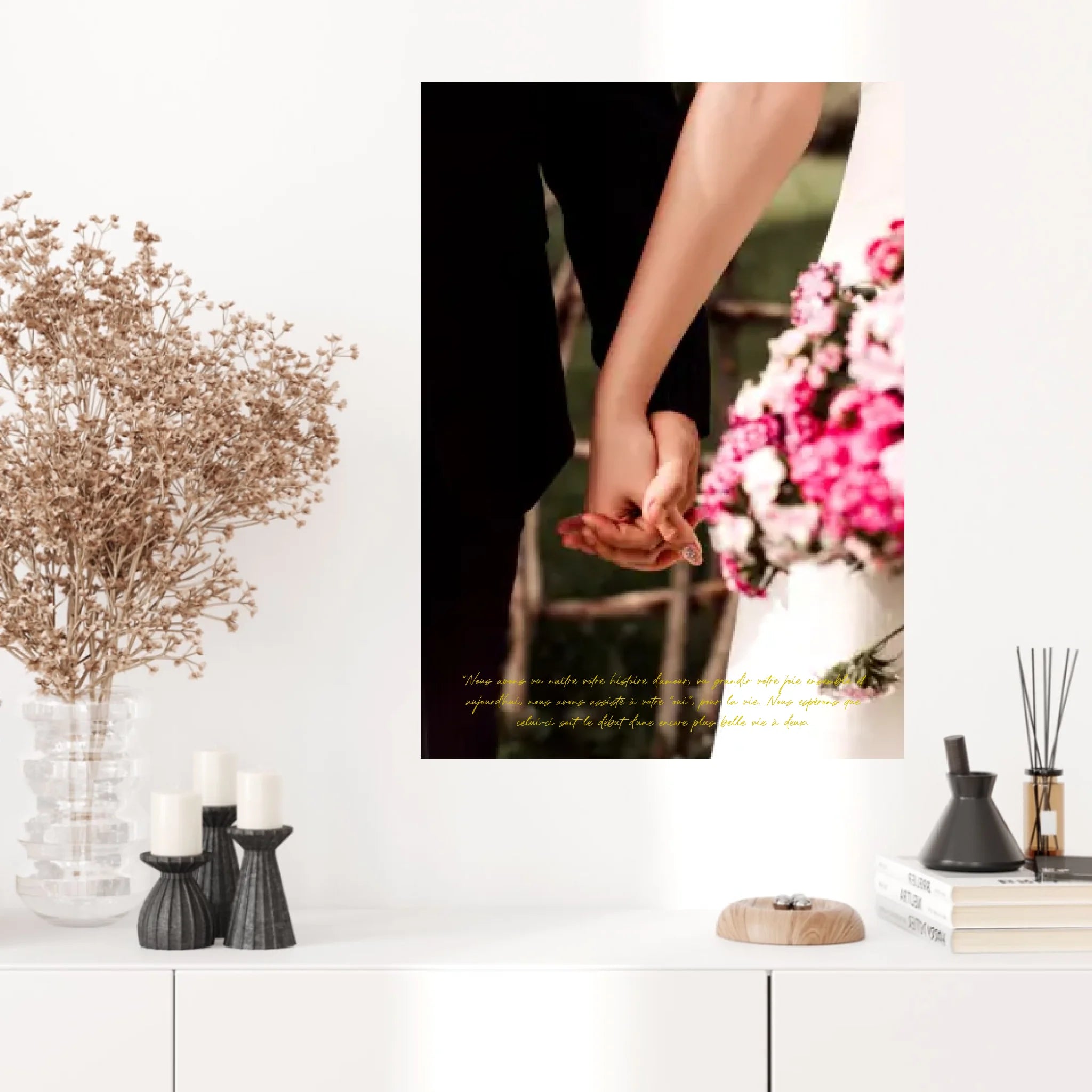 Tableau Photo Personnalisé Fiançailles