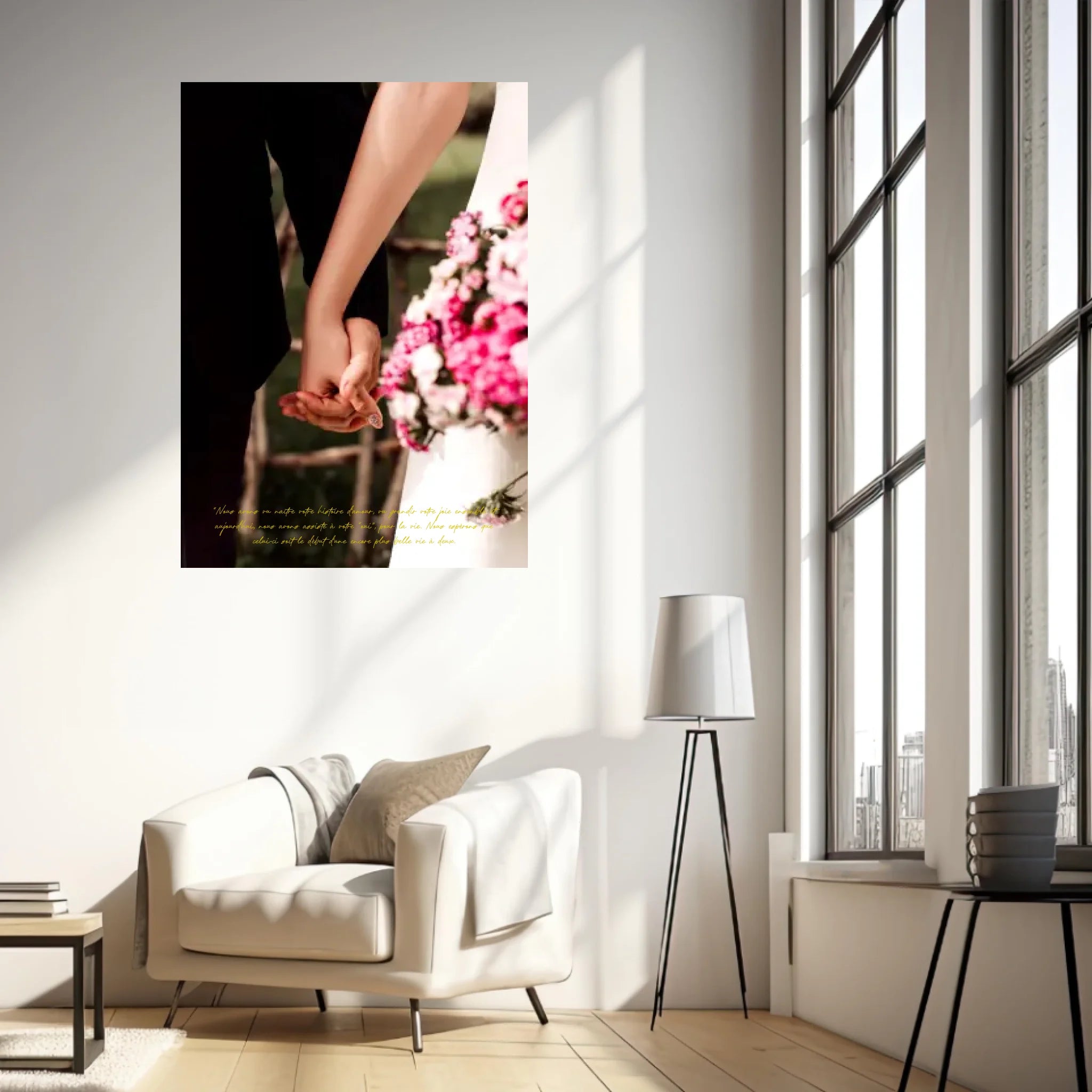 Tableau Photo Personnalisé Fiançailles