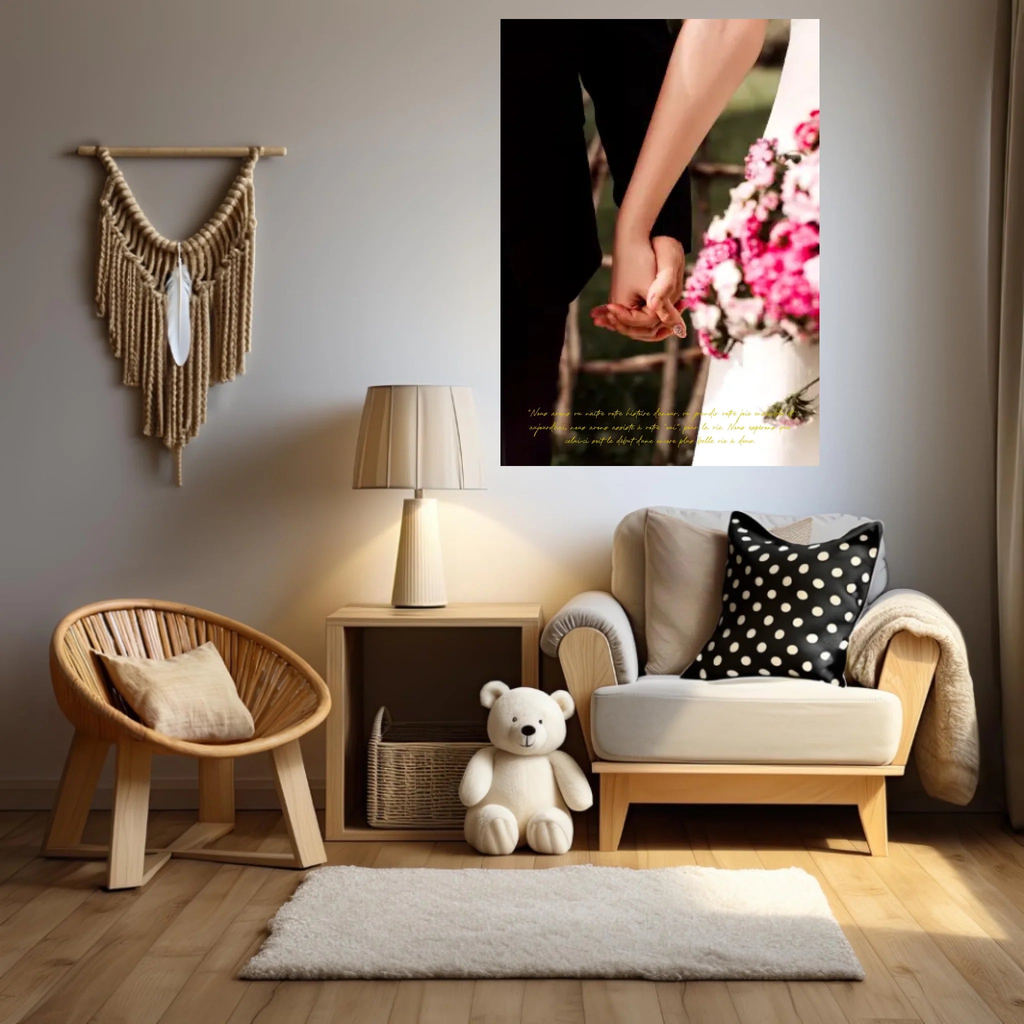 Tableau Photo Personnalisé Fiançailles