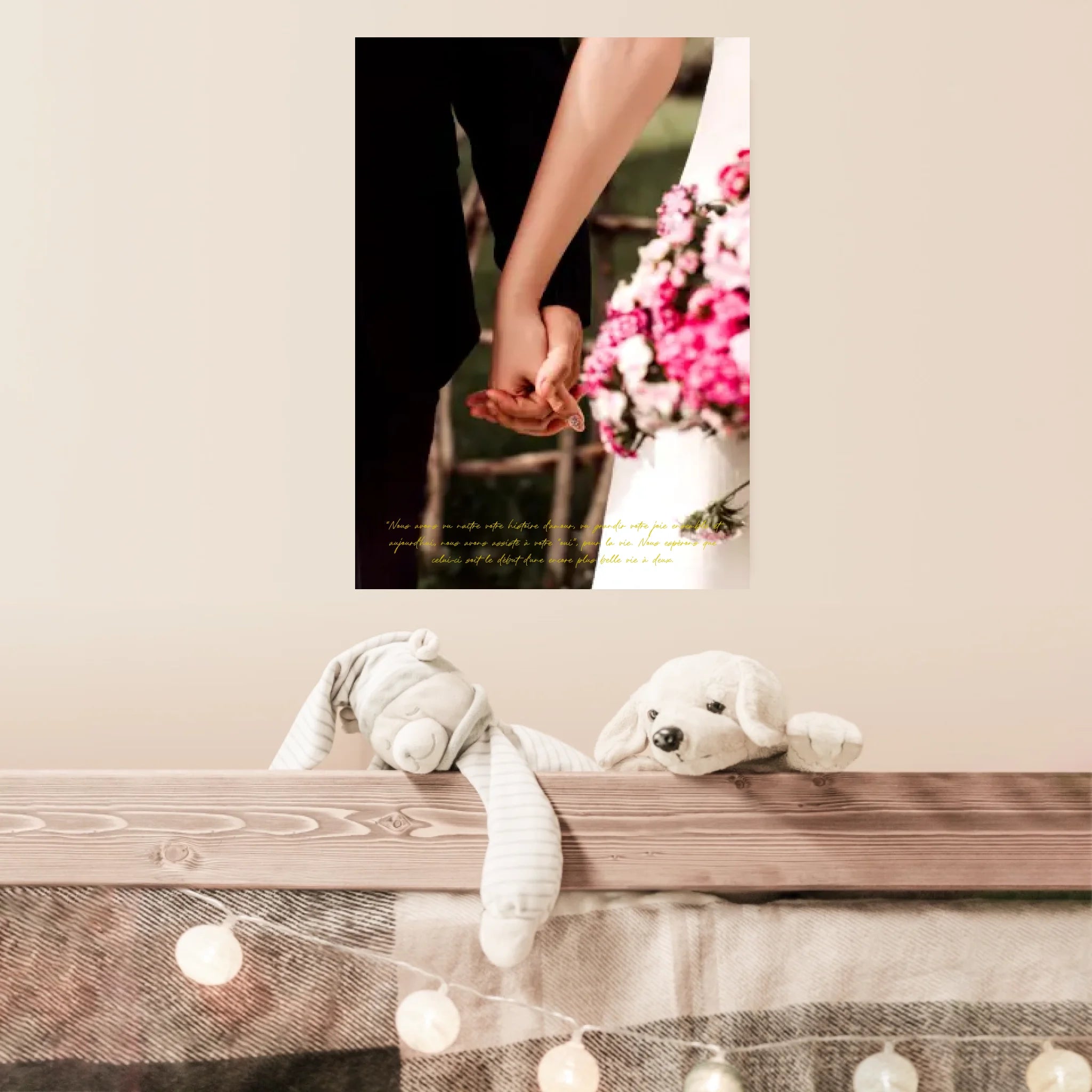 Tableau Photo Personnalisé Fiançailles