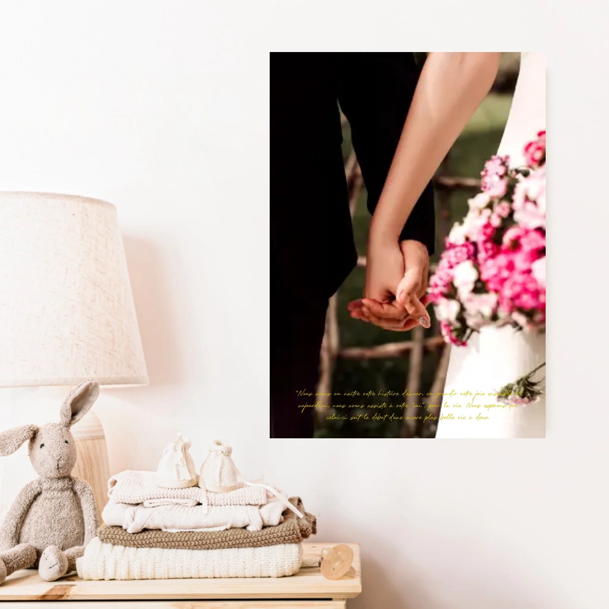 Tableau Photo Personnalisé Fiançailles