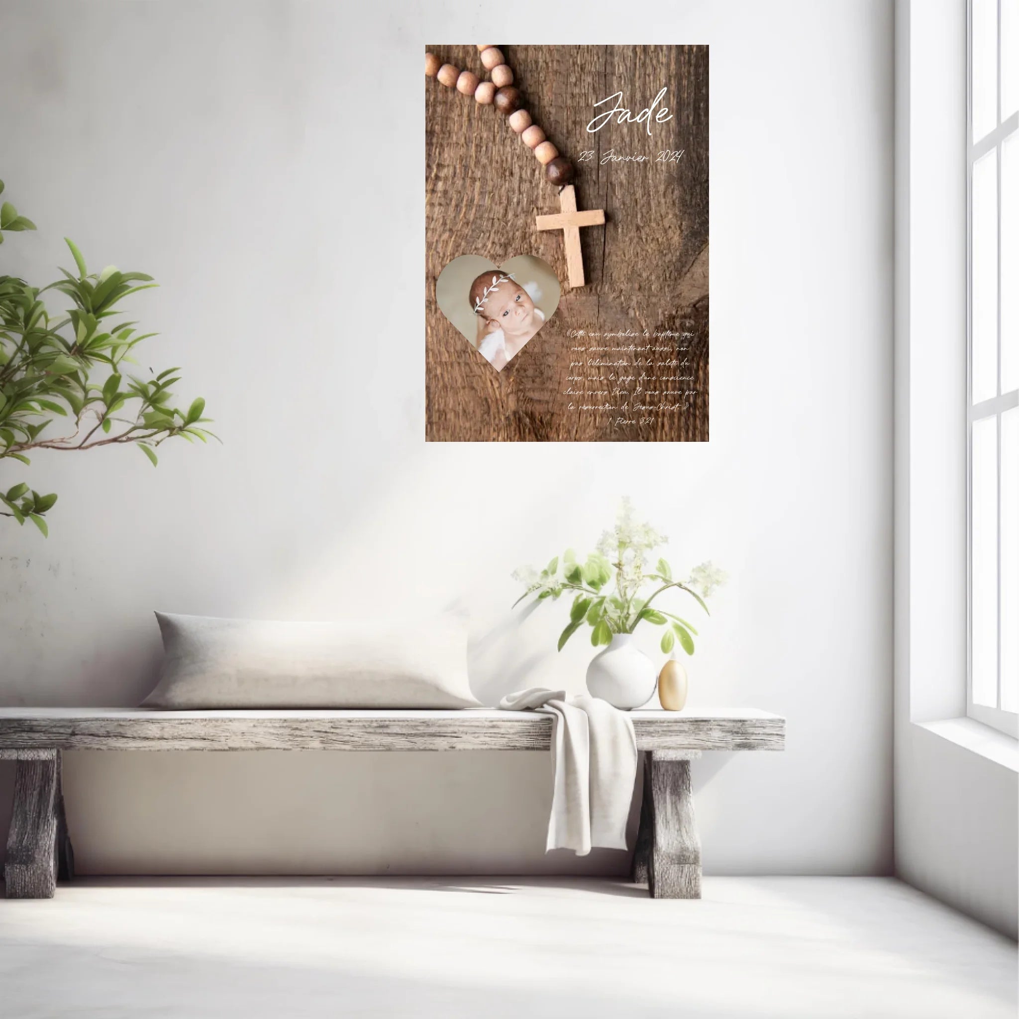 Affiche Baptême Personnalisée