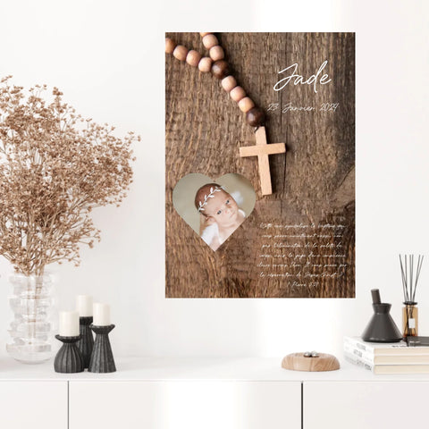 Affiche Baptême Personnalisée